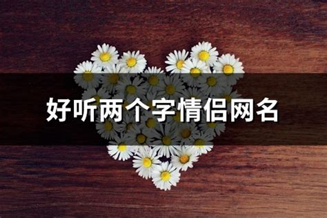 可愛網名兩個字|两个字的网名